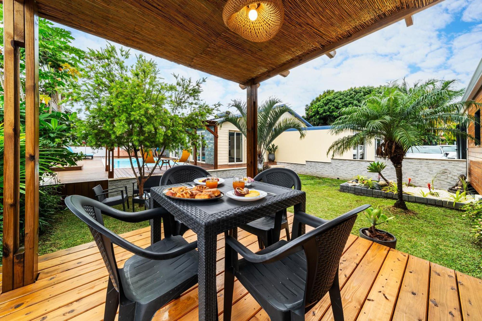 Bungalow L'Escale De Takamaka Saint Benoit Luaran gambar